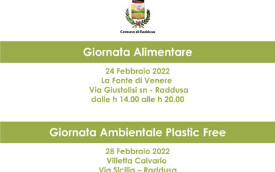 Giornata alimentare e giornata ambientale plastic free
